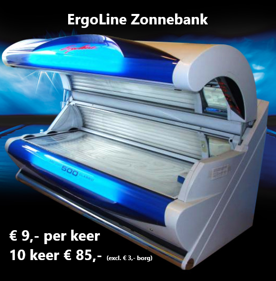 ErgoLine zonnebank bij Topsquash